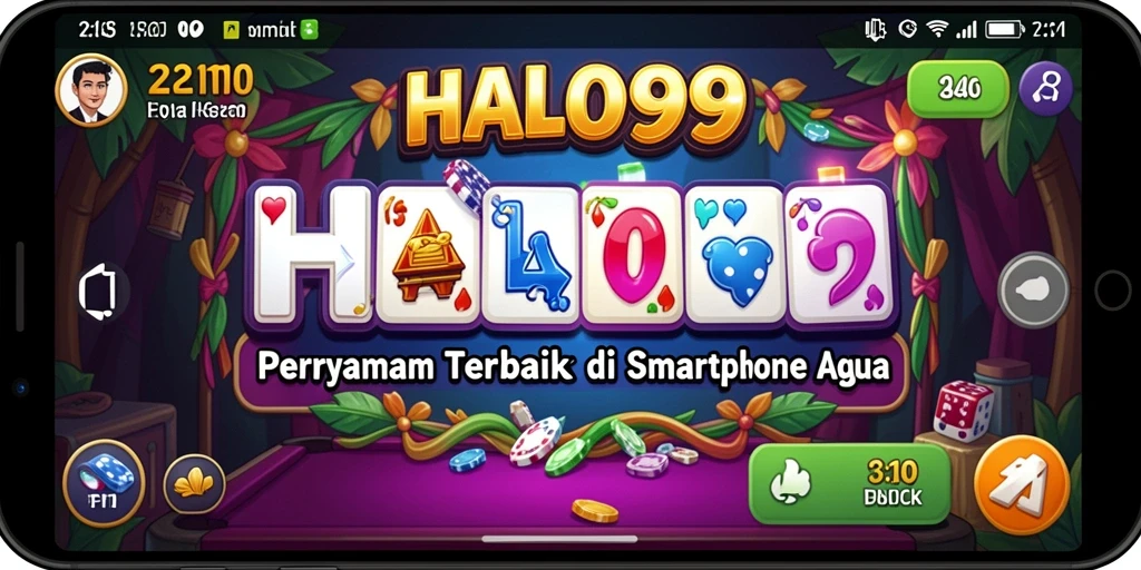 Tampilan gameplay menarik di HALO99 dengan Domino yang seru.