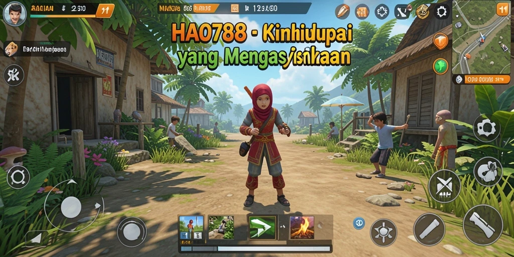 Tangkapan layar utama HAO788 menampilkan gameplay simulasi yang menarik.