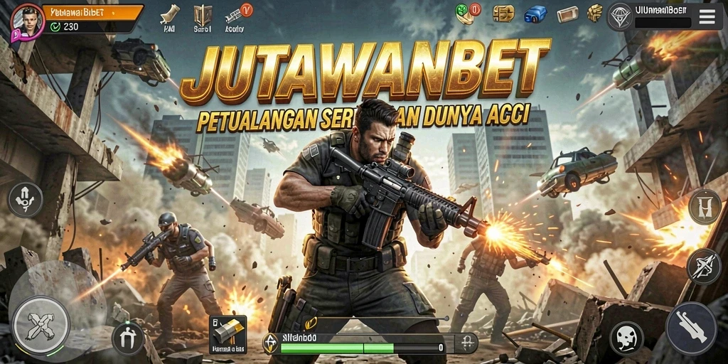 Tampilan gameplay seru di JUTAWANBET dengan aksi mendebarkan.