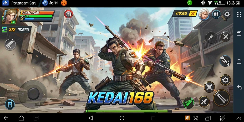 Tangkapan layar KEDAI168 menunjukkan aksi mendebarkan dalam pertempuran.