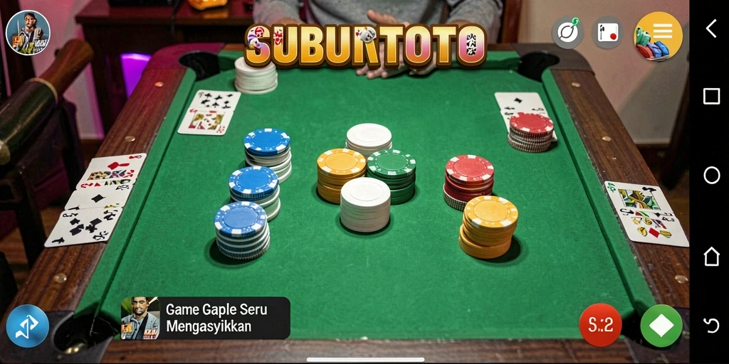Tampilan gameplay seru dan interaktif dari SUBURTOTO.